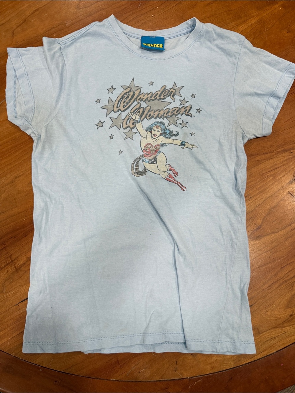 Wonder Woman Kids Light Blue Graphic Tee -